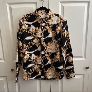 Buchon Style Black and Gold Men's Shirt